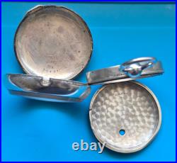18 Size Fahys Key-wind Key-set Swing Out Style Coinsilver Pocket Watch Case