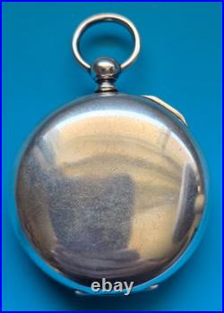 18 Size Fahys Key-wind Key-set Swing Out Style Coinsilver Pocket Watch Case