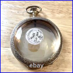 18 Size Hinged YGF Stem Or Lever Set Coin Edge Pocket Watch Case