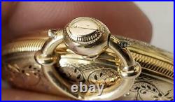 18k Gold Enamel EARLY Ulysse Nardin Hunter Case Pocket Watch High Grade