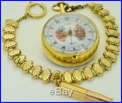 18k gold plated Verge Fusee Demonstrator case George Prior watch. Ottoman c1780