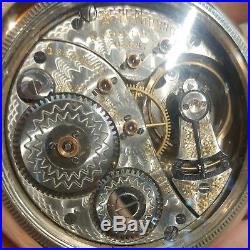 18s 19j Elgin Bw Raymond Rr Pocket Watch In A Very Nice Display Case