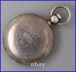 18s Coin Silver 6 OUNCE Keywind Hunter Watch CASE ONLY