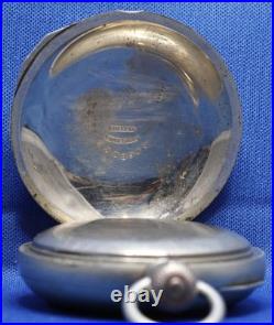 18s Elgin 15 Jewel Grade 317 Pocket Watch, Dueber Silverine Case, Running