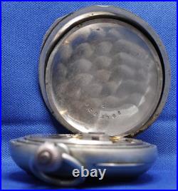 18s Elgin 15 Jewel Grade 317 Pocket Watch, Dueber Silverine Case, Running