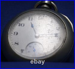 18s Elgin 15 Jewel Grade 317 Pocket Watch, Dueber Silverine Case, Running