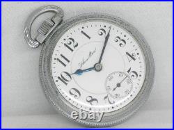 18s Hamilton 21 Jewel Railroad Grade 940 Chromium Cased Pocket Watch, Running