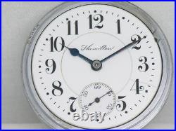18s Hamilton 21 Jewel Railroad Grade 940 Chromium Cased Pocket Watch, Running
