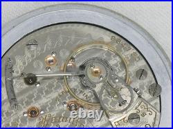 18s Hamilton 21 Jewel Railroad Grade 940 Chromium Cased Pocket Watch, Running