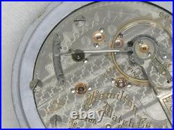 18s Hamilton 21 Jewel Railroad Grade 940 Chromium Cased Pocket Watch, Running