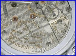 18s Hamilton 21 Jewel Railroad Grade 940 Chromium Cased Pocket Watch, Running