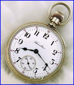 18s Hamilton Model 940 Railroad 21 Jewels Salesman Case Pocket Watch. Beauty