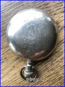 18s Keystone J. Boss Gold Filled Pocket Watch Case 4 Lever/Pendant Set Movement
