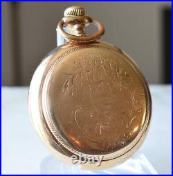 18s Omega POCKET WATCH Private Label McCurdy Canada OF Gold Filled case 4 REPAIR