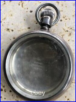 18s Waltham AW Co 3.5 Oz Coin Silver Swingout Antique Pocket Watch Case