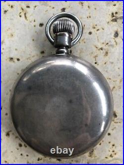 18s Waltham AW Co 3.5 Oz Coin Silver Swingout Antique Pocket Watch Case