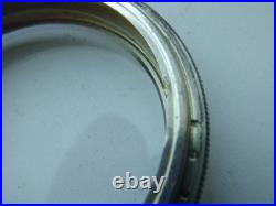 18s open-face Sears Roebuck sterling silver pocket watch CASE 55.0 grams