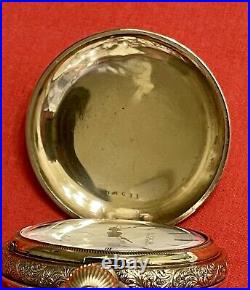 1900 Elgin 18S Model 4 15j Hunting Pocket Watch Gold-Filled Case Works