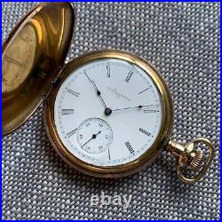 1900 Elgin Grade 152 16S 15J Hunter Case Pocket Watch