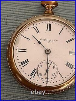 1900 Elgin Grade 218 Model 5 18s 15j Watch With Guaranteed Giant X GF Case