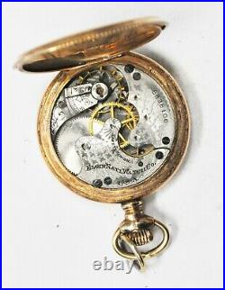 1900 Elgin Size 6 25yr GF Great Shape Hunters Case Grade 206 Pocket Watch