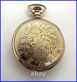 1900 Hampden Molly Stark 3s Gold Filled Pocket Watch