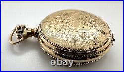 1900 Hampden Molly Stark 3s Gold Filled Pocket Watch