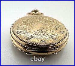 1900 Hampden Molly Stark 3s Gold Filled Pocket Watch