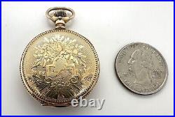 1900 Hampden Molly Stark 3s Gold Filled Pocket Watch