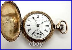 1900 Hampden Molly Stark 3s Gold Filled Pocket Watch