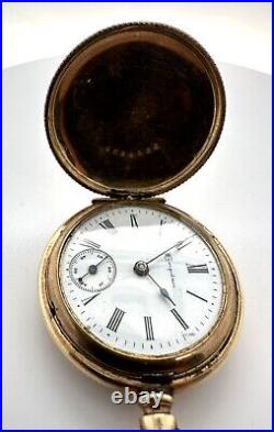 1900 Hampden Molly Stark 3s Gold Filled Pocket Watch