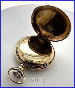 1900 Hampden Molly Stark 3s Gold Filled Pocket Watch