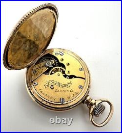 1900 Hampden Molly Stark 3s Gold Filled Pocket Watch