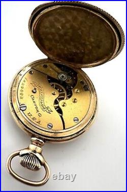 1900 Hampden Molly Stark 3s Gold Filled Pocket Watch