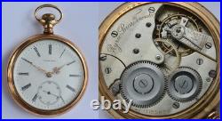 1900 LONGINES Private Label 16s Pocket Watch Ryrie Bros Toronto GF case 4 REPAIR