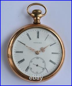 1900 LONGINES Private Label 16s Pocket Watch Ryrie Bros Toronto GF case 4 REPAIR