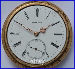 1900 LONGINES Private Label 16s Pocket Watch Ryrie Bros Toronto GF case 4 REPAIR