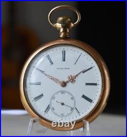 1900 LONGINES Private Label 16s Pocket Watch Ryrie Bros Toronto GF case 4 REPAIR