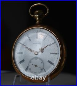1900 LONGINES Private Label 16s Pocket Watch Ryrie Bros Toronto GF case 4 REPAIR