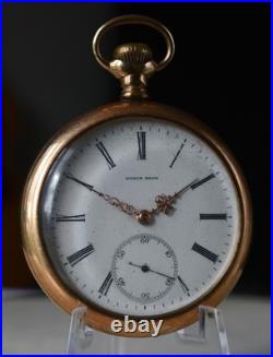 1900 LONGINES Private Label 16s Pocket Watch Ryrie Bros Toronto GF case 4 REPAIR