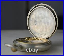1900s ZENITH Swiss POCKET WATCH 51mm Nickel Case GRAND PRIX 1900 PARIS