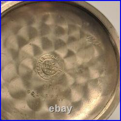 1901 Antique Waltham Pocket Watch Watch Silver Case Working Condition 18s #1883