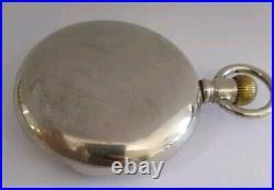 1901 Waltham 18s Pocket Watch Grade 820 Philadelphia Silverode Railroad OF Case