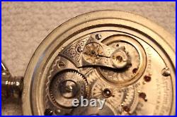 1901 Waltham Appleton Tracy 18-size 17-jewel Pocket Watch Silverode Train Case