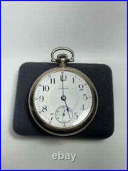 1901 Waltham P. S. Bartlett 1883 18s 17j Nickeloid Case Pocket Watch- Read
