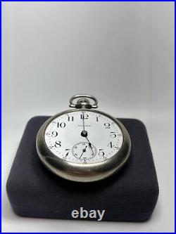 1901 Waltham P. S. Bartlett 1883 18s 17j Nickeloid Case Pocket Watch- Read