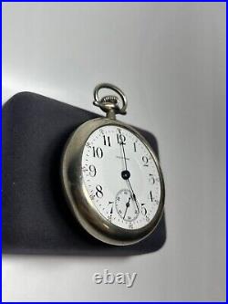 1901 Waltham P. S. Bartlett 1883 18s 17j Nickeloid Case Pocket Watch- Read