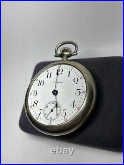 1901 Waltham P. S. Bartlett 1883 18s 17j Nickeloid Case Pocket Watch- Read