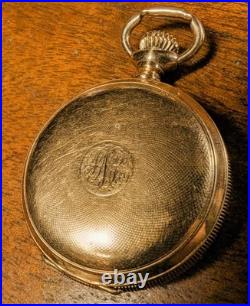 1902 Elgin Womens Pocket Watch 14K Gold Filled 25 Year Case Warranty Runs GREAT