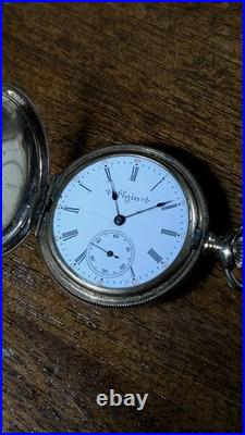 1902 Elgin Womens Pocket Watch 14K Gold Filled 25 Year Case Warranty Runs GREAT